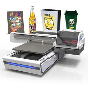 Automat – imprimante Uv à jet d'encre Led A1 A2 6090 uv, imprimante à plat, tasse, bouteille, étui de téléphone, imprimante Uv 6090 à vendre