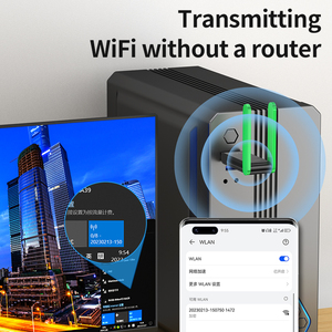 Veggieg Vente à Chaud Antenne Sans Fil <span class=keywords><strong>Dongle</strong></span> Carte Réseau 1400Mbps USB Wifi Adaptateur Cartes Réseau Pour PC Portable De Bureau - Product Image 4