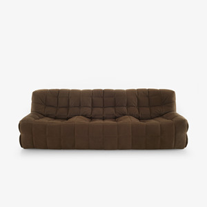 Luxury Modern Deep <b>Seating</b> Sectional Sofa Soft Fabric 3 Seater Couch for Mansion Living Room - Product Image 1