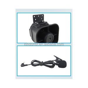 Sirene penguat kompak 50 Watt bentuk persegi dengan lampu strobo LED dan tiga nada sirene <span class=keywords><strong>alarm</strong></span> untuk sepeda motor - Product Image 5