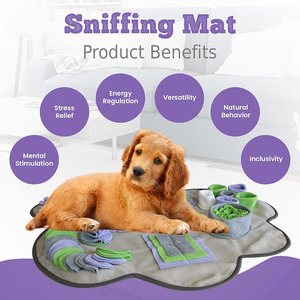 Tapis de renifflement pour chien en forme de patte, tapis interactif d'alimentation lente pour la stimulation mentale, jouet de puzzle pour développer les compétences naturelles de recherche de nourriture - Product Image 2