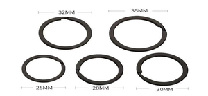 Vòng Chữ O Kim Loại Màu Đen 15Mm 20Mm 25Mm 30Mm 35Mm 38Mm Vòng Chia Dẹt Vòng Móc Chìa Khóa - Product Image 6