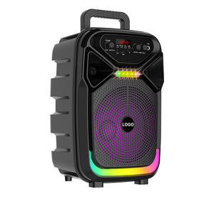 Altavoz Karaoke BT de Alta Potencia con Luces RGB para Fiestas, Altavoz Portátil Mini de 10W, Subwoofer Portátil para el Hogar, Equipo de Karaoke - Product Image 5