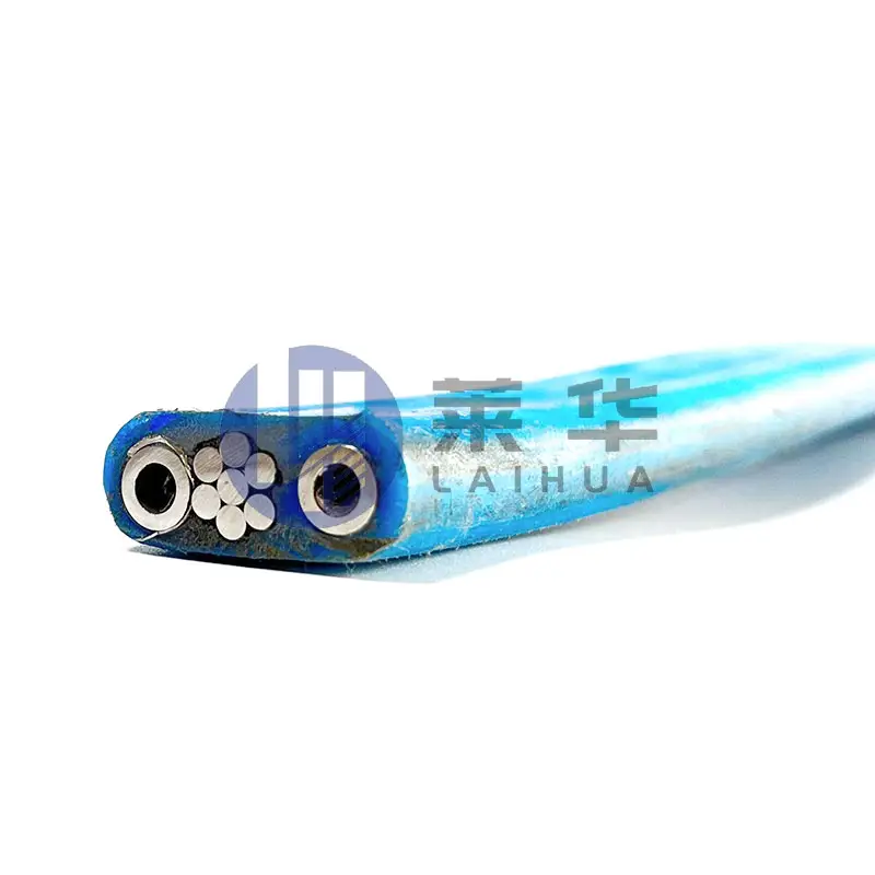 High quality customized armored heating T-cable composite pipe cable for oil wells