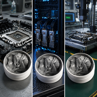 3K-LTD148 No Flow 14.8w/m.k Silikon Thermal Conductivity Putty untuk SSD GPU VGA LED Pengisi Celah Baterai