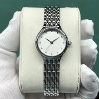 Montres à quartz pour femmes, boîtier en acier inoxydable 316L, 25 mm, mouvement japonais, étanche 5 ATM, cadran perlé, montre élégante minimaliste pour femmes