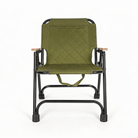 Chaise pliante renforcée capable de supporter 150 kilogrammes avec un diamètre de tube épaissi, nouvelle chaise de camping de loisirs en plein air