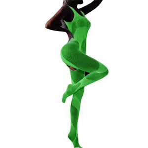 Sexy Love Porno Whole Sale High Quality Woman Underwear, Sara Nylon Underwear Fluorescence Green For Woman