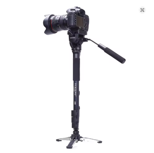Monopode pour <span class=keywords><strong>appareil</strong></span> <span class=keywords><strong>photo</strong></span> reflex YUNTENG VCT-288, support de caméra, tête hydraulique, tré<span class=keywords><strong>pied</strong></span> professionnel pour photographie, 148 cm - Product Image 2