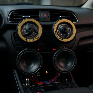 ทวีตเตอร์ 50W พร้อมขาตั้งสำหรับระบบเครื่องเสียงรถยนต์ - Product Image 3