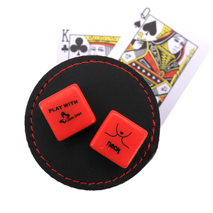 Fábrica personalizada diversión erótica sexo <span class=keywords><strong>dados</strong></span> rojo acrílico 18mm patrón de impresión juego fecha noche <span class=keywords><strong>dados</strong></span> - Product Image 6