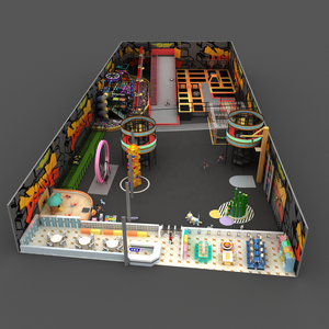 Nuevo y Moderno Parque Infantil Interior Personalizado con Tobogán Grande para Niños, Centro de Juegos Infantil, Proveedores de Grandes Parques Infantiles Interiores con Trampolín - Product Image 2