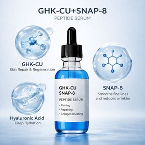 Suero Antiarrugas con Péptidos <span class=keywords><strong>de</strong></span> Cobre SNAP-8 GHK-CU y Ácido Hialurónico, Esencia Facial Hidratante y Reafirmante <span class=keywords><strong>de</strong></span> Marca Privada - Product Image 2