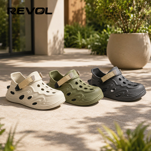 Claquettes de jardin pour hommes en EVA à bout rond - Antidérapantes, respirantes, légères, confortables, toutes saisons, sabots de jardin en EVA pour hommes - Product Image 6