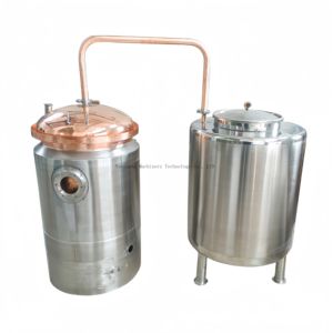 250L de acero inoxidable calentado a la madera Cobre Whisky Vodka <span class=keywords><strong>Ron</strong></span> gin alcohol todavía - Product Image 5