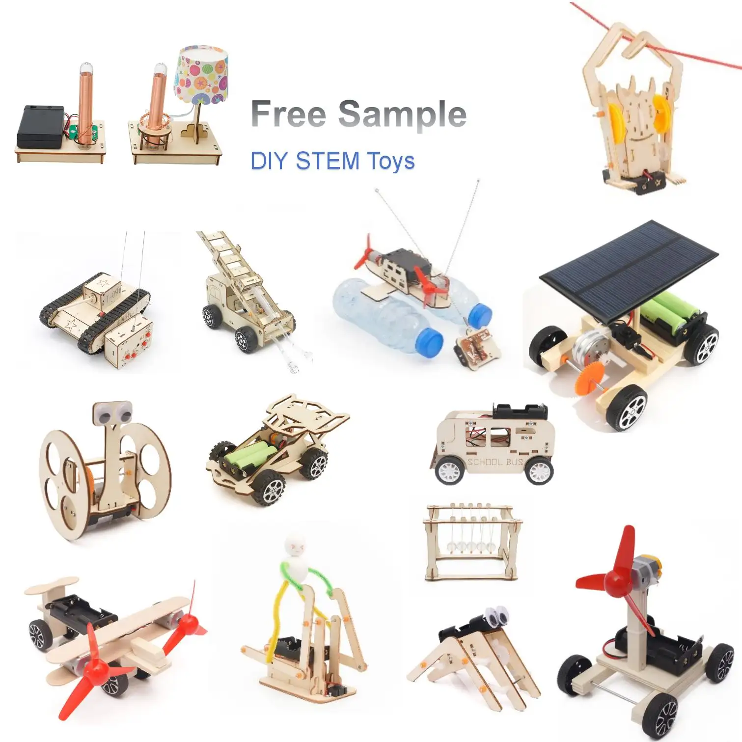 Mi Diy Physics Speelgoed Puzzel 3d Hout Bouwsteen Sets Educatief Speelgoed Houten Stam Speelgoed Educatieve Kits Voor Kinderen Science Kit