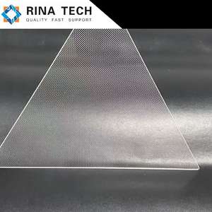 Matériau acrylique LGP triangulaire équilatéral personnalisé à haute luminosité pour éclairage LED de fond pour suspension géométrique moderne par Rina Tech - Product Image 4