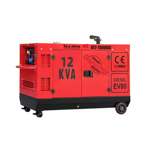 חדש דגם 10KW 220V 380V 400V שלושה שלב שקט סוג EV80 794cc מים מקורר דיזל גנרטור - Product Image 2