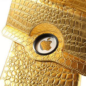 Étui en cuir d'éveil intelligent à texture crocodile avec support <span class=keywords><strong>rotatif</strong></span> à 360 degrés pour <span class=keywords><strong>iPad</strong></span> Air - Product Image 6