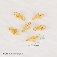 Vente en gros de fermoirs et connecteurs en argent S925 plaqué or 24 carats pour la fabrication de colliers, boucles d'oreilles et bracelets DIY