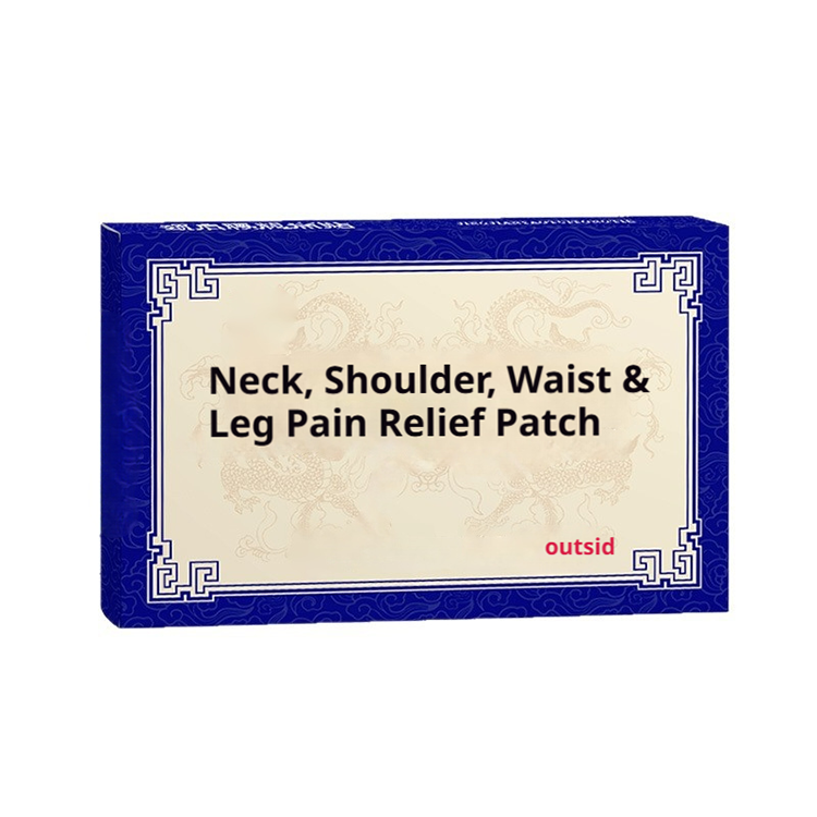 Neck/Shoulder Waist/Leg Pain Patches Black Ointment Medicinal Medical Adhesive ISO Certified Class II for Muscle Joint Pain