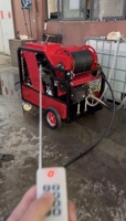 Machine de dragage d'égout de pompe à haute pression importée tuyau de 50 mètres