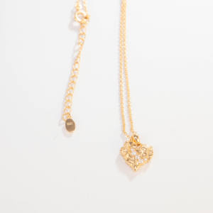 Collier pendentif simple de luxe pour femme, cadeau de fiançailles, cœur sous vide, or 14 carats, 3 griffes, 1ct 2ct 3ct, pendentif en moissanite taille cœur - Product Image 6