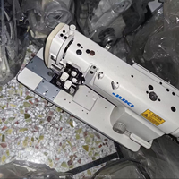 Second-hand JUKIS 3168 Double-needle Sewing Machine Home Use Motor 6000 Sti/min 10MM Thickness for Jeans Casual Clothing