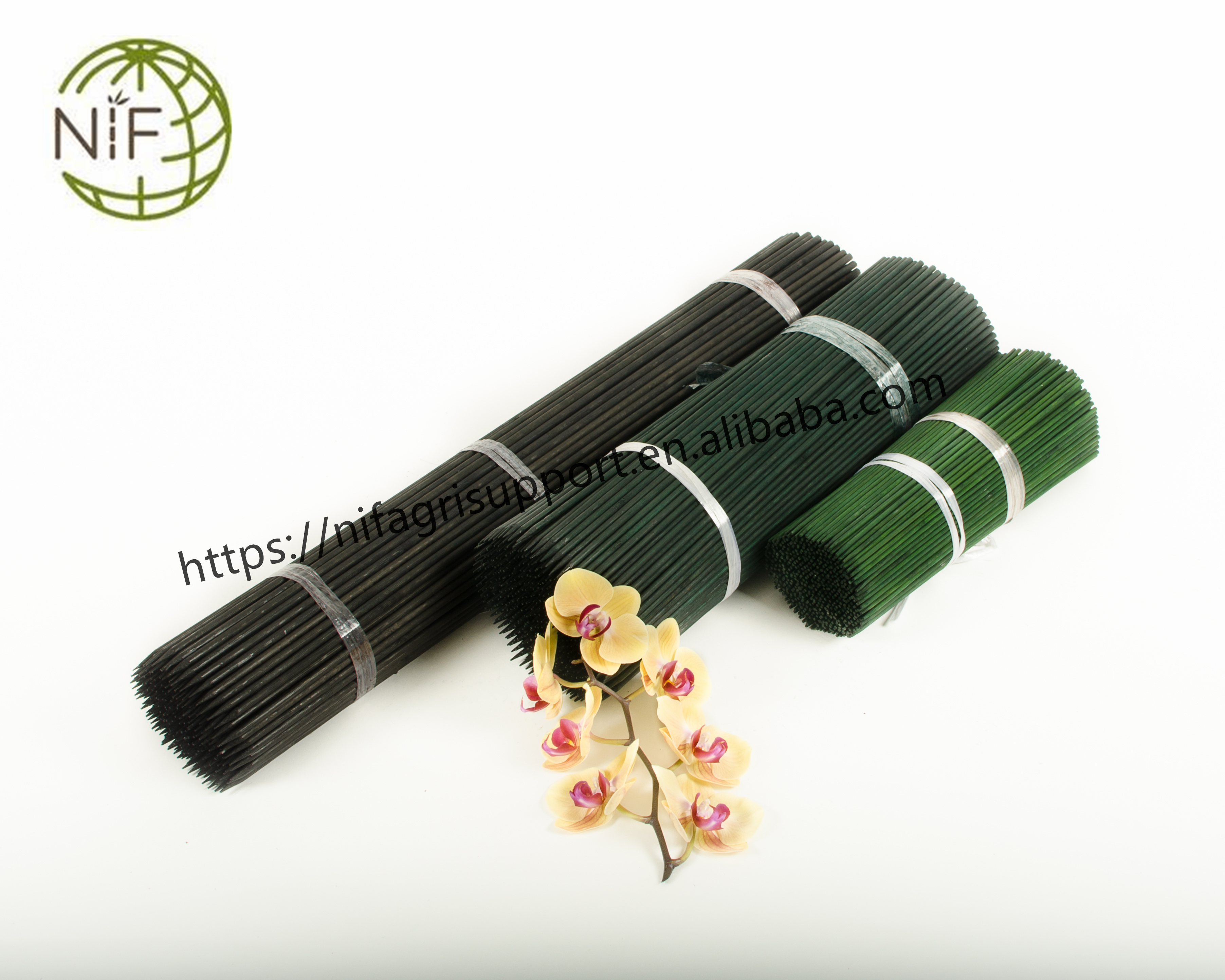 Китайское производство, оптовая продажа, индивидуальная упаковка, цветные бамбуковые Цветочные Палочки