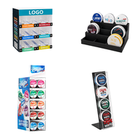 TERMEIN Présentoir de Comptoir Personnalisé pour Snus, Étagère Multi-Niveaux en Acrylique pour Sachets de Nicotine, Présentoir de Point de Vente (POS) pour Magasin de Tabac et Commerce de Détail