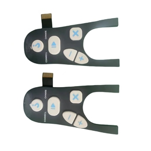 Golden <strong>Supplier</strong> Custom Silicone Rubber LED Membrane <strong>Switch</strong> for Home Appliances Embossed Price Keypad with Golden <strong>Buttons</strong> - Product Image 4