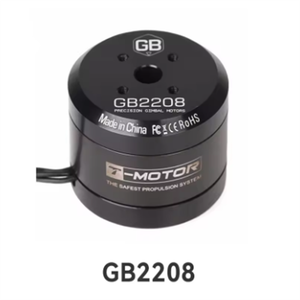 Motor sin Escobillas T-MOTOR Tipo Gimbal GB2208 3-4S para Drones UAV, KV128, para Bajo Torque y Fotografía Aérea - Product Image 1