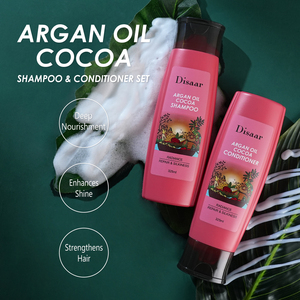 ชุดแชมพูและครีมนวดผม OEM Repair Radiance สูตร<span class=keywords><strong>โกโก้</strong></span>และน้ำมันอาร์แกน ช่วยบำรุงและซ่อมแซมเส้นผมที่เสียหาย <span class=keywords><strong>ผล</strong></span>ิตภัณฑ์ดูแลเส้นผม - Product Image 3