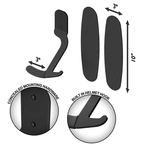 Porte-vélos en métal pour garage simple Support mural pour vélo de montagne - Product Image 5