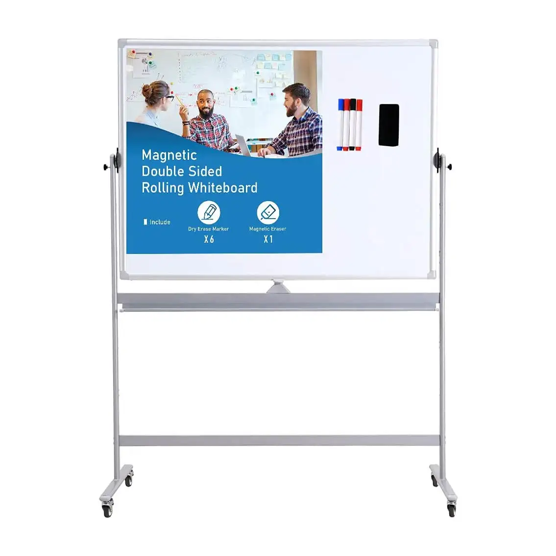 School Teaching Writing Whiteboard Office Writing Board Home Children Graffiti Drawing Mobile Whiteboard Stand