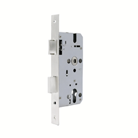Accessoires de serrure de porte de sécurité LIONSHIELD 5572, corps de serrure anti-panique durable, clé 24*235mm, finition SSS, acier inoxydable, serrure de porte en bois