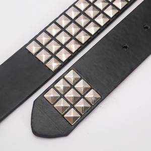 Alliage de Zinc crâne série <span class=keywords><strong>ceinture</strong></span> pour boucle hommes femmes Western Cowboy PU cuir ceintures luxe Rivet sous-culture <span class=keywords><strong>ceinture</strong></span> décontractée - Product Image 3