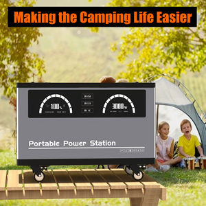 Générateur solaire LiFePO4 1000W 2000W 3000W en gros pour le camping en plein air, la sauvegarde à domicile, la recharge sans fil, station d'alimentation portable - Product Image 2
