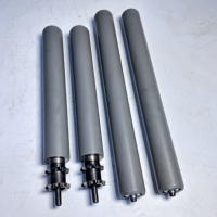 Ligne de convoyeur à rouleaux en acier inoxydable pour le transport de rouleaux non motorisés galvanisés avec composants de roulement à billes