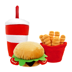 Jouet pour chien mignon, jouet en peluche personnalisé pour chien, nouveaux jouets en peluche doux simulant des fruits et des glaces - Product Image 1