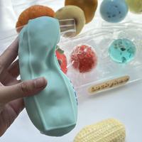Balle anti-stress aux cacahuètes croquantes, jouet sensoriel ASMR doux et onctueux pour adultes