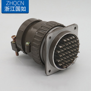 Zhqcn Aviation Plug Socket P60-45 Core Aluminum Alloy IP66 Waterproof Connector For Industrial Control - Product Image 1