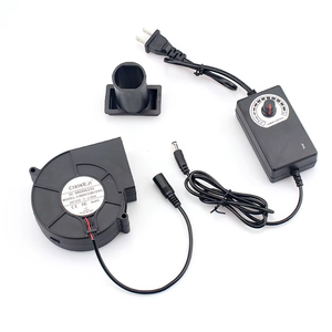 Ventilatore Agricolo 97mm 220V con Spina 12V a Velocità Variabile Centrifugo Resistente al Calore Antiaderente Accenditore per Carbonella Strumenti - Product Image 3