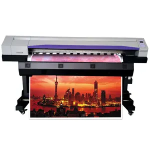 Máquina de impressão em tela amplamente utilizada, impressora de grande formato ecológica e sublimação, 1.6m, 1.8m