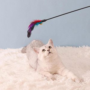 Jouets pour animaux de compagnie écologiques et amusants avec plumes, bâtonnet amusant pour chat, bâtonnet de chat, jouet pour chat - Product Image 6
