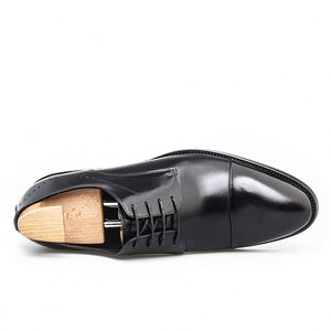 Zapatos Formales de Negocios para Hombre, con Cordones, Punta en Pico, Transpirables, de Lujo, Parte Superior de Cuero Genuino, Ligeros, Antideslizantes, para Oficina y Carrera Profesional - Product Image 3