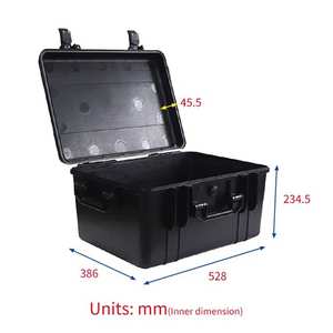 Портативный ящик для инструментов, сверхпрочный пластиковый кейс для инструментов, водонепроницаемый кейс для инструментов из твердого пластика - Product Image 2