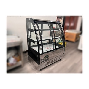 Hoogwaardige Roestvrijstalen Commerciële Koelkast Showcase Multi-Deck Cake Vriezer Display Met Led Verlichting - Product Image 4