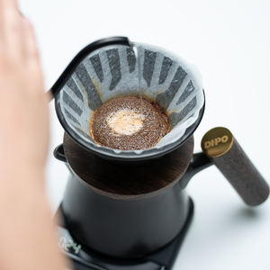 Nuevo DISEÑO DE DHPO, gotero de café de cerámica con mango de madera y tapa, cafetera - Product Image 1