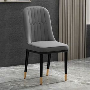 Sedia da Pranzo Moderna con Struttura <span class=keywords><strong>in</strong></span> Metallo e Rivestimento Rimovibile <span class=keywords><strong>per</strong></span> <span class=keywords><strong>Soggiorno</strong></span>, Hotel, Camera da Letto, Scuola, Ospedale, Parco, Palestra, Villa - Product Image 5